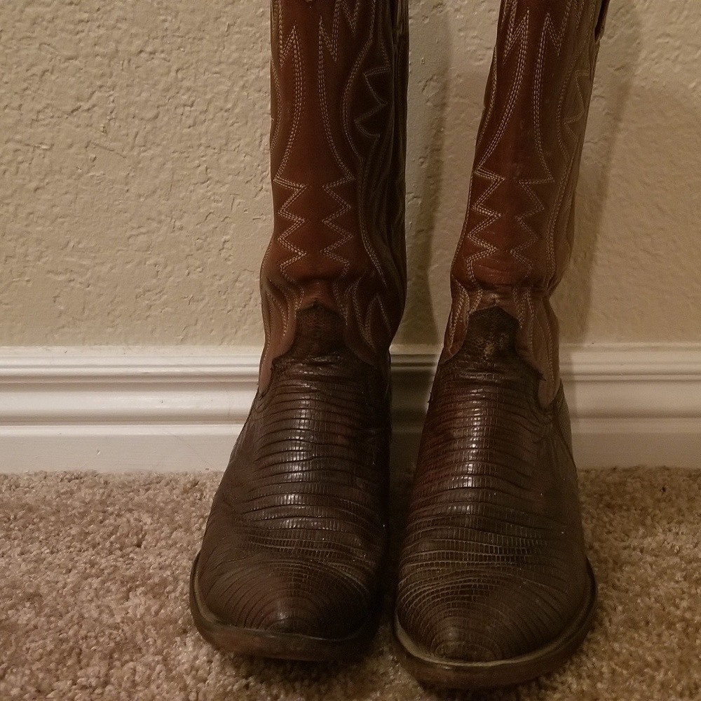 DAN POST Cowboy boots Teju Lizard
